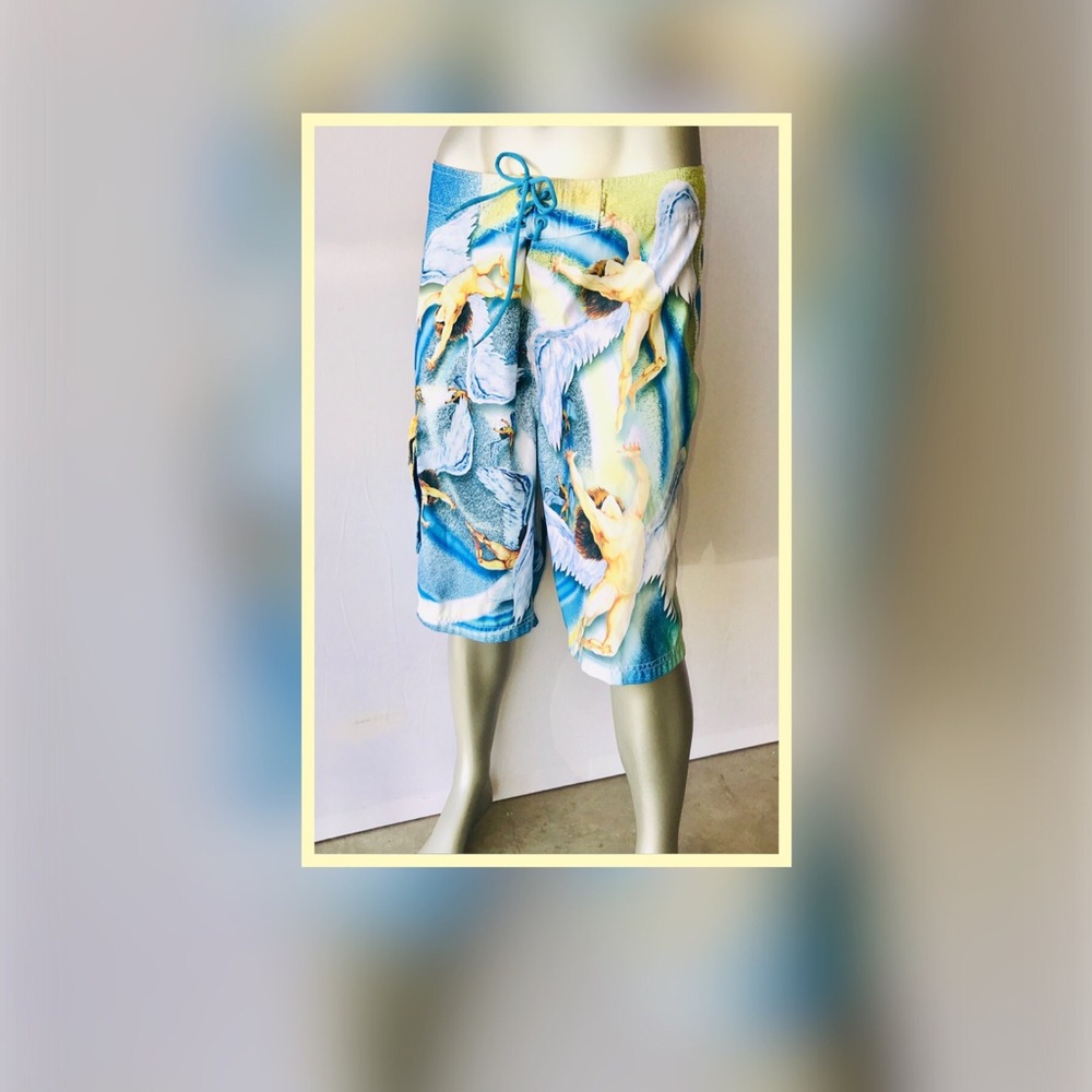 VINTAGE LED ZEPPELIN "SWAN SONG" DRAGONFLY SHORTS